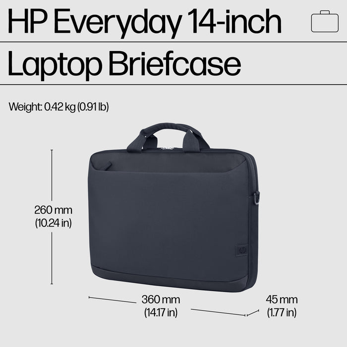 HP Everyday 14-inch Laptop Briefcase, Briefcase, 35.8 cm (14.1"), Shoulder strap, 420 g