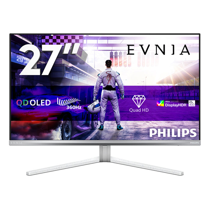 Philips Evnia 8000 27M2N8500/00, 67.3 cm (26.5"), 2560 x 1440 pixels, Quad HD, QD-OLED, 0.03 ms, White