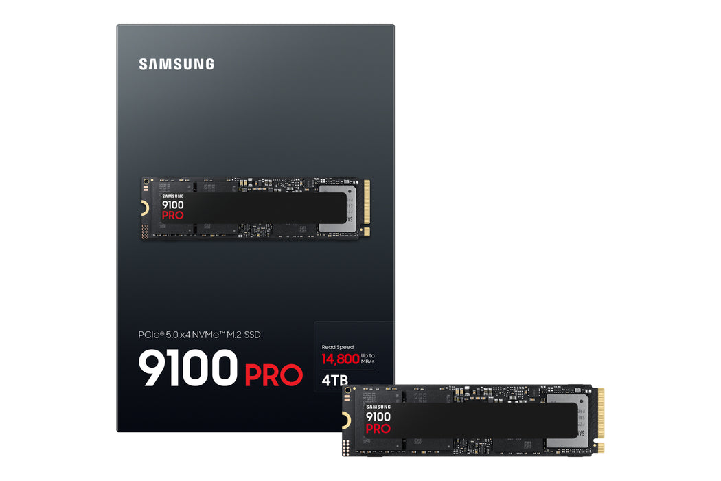 Samsung 9100 PRO PCIe® 5.0 NVMe™ M.2 SSD - 4 TB, 4 TB, M.2, 14800 MB/s