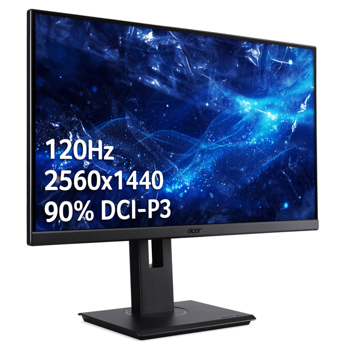 Acer Vero B7 Vero B277UG - 27" Quad HD (2560x1440), 120Hz, 4ms, USB-Hub, HDR10, AdaptiveSync Monitor, 68.6 cm (27"), 2560 x 1440 pixels, Quad HD, 4 ms, Black