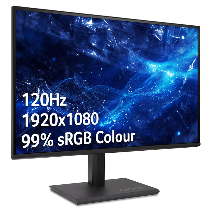 Acer B7 Vero B277G business monitor - 27", Full HD (1920x1080), IPS, 120Hz, 1ms, AdaptiveSync, height adjustable, HDMI, DP, USB-C, 68.6 cm (27"), 1920 x 1080 pixels, Full HD, LCD, 4 ms, Black