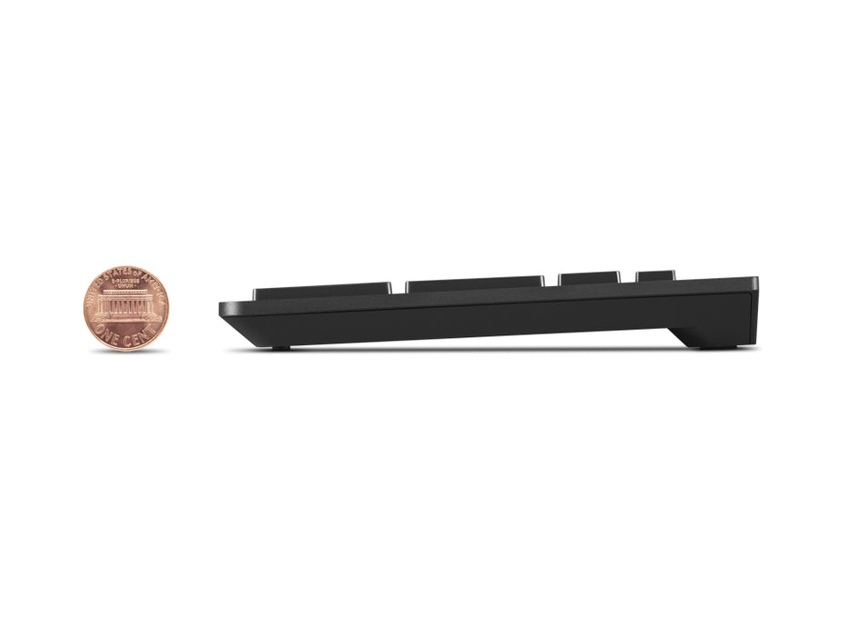 Lenovo 4X31R64490, Wireless, RF Wireless, Scissor key switch, QWERTY, Black, Mouse included