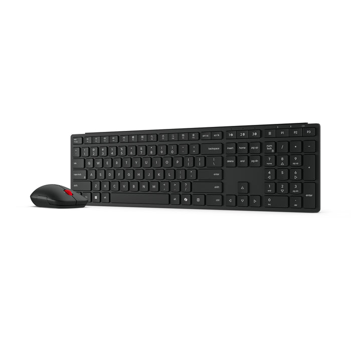 Lenovo 4X31S04847, Full-size (100%), Wireless, RF Wireless + Bluetooth, Black, Mouse included