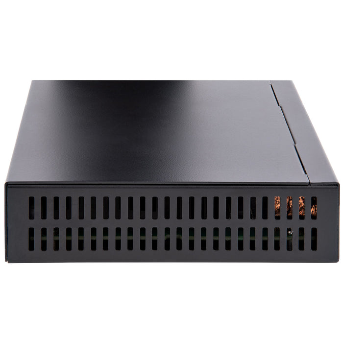 StarTech.com Unmanaged 2.5G Switch - 5 Port Gigabit Switch - 2.5GBASE-T Unmanaged Ethernet Switch - Ethernet Splitter - Din Rail or Wall Mount - Multi-Gigabit - Auto-MDIX - 9K Jumbo, Unmanaged, 2.5G Ethernet (100/1000/2500), Full duplex, Wall mountable