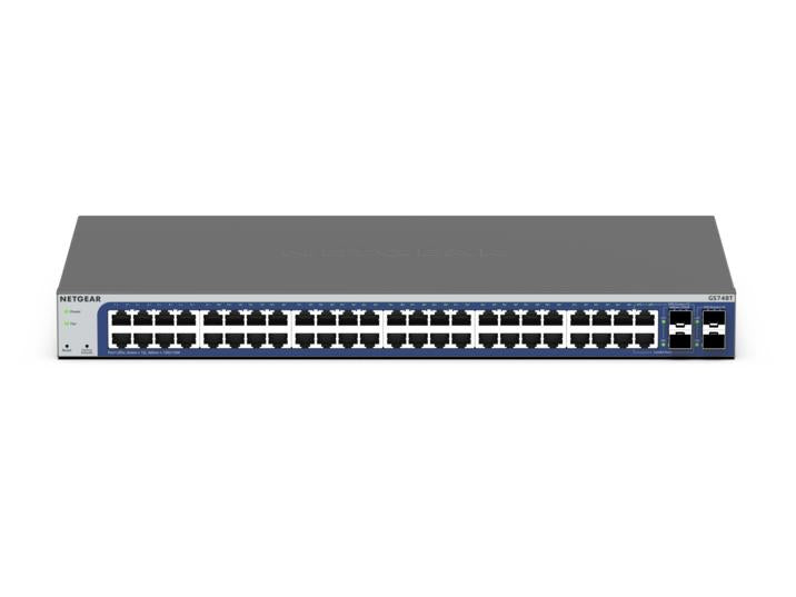 NETGEAR GS748T, Managed, L2/L3/L4, Gigabit Ethernet (10/100/1000), Full duplex, Rack mounting