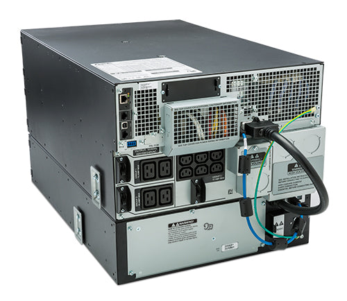 APC Smart-UPS On-Line SRT8KRMXLI - 8kW/VA, 6x C13 + 4x C19 + hardwire 1phase output, rack mountable, Embedded NMC, Double-conversion (Online), 8 kVA, 8000 W, Sine, 100 V, 476 V