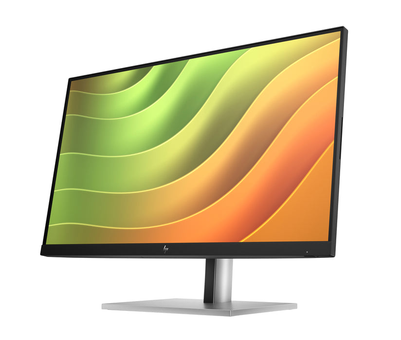 HP E24u G5 FHD USB-C Monitor, 60.5 cm (23.8"), 1920 x 1080 pixels, Full HD, LCD, 5 ms, Black, Silver