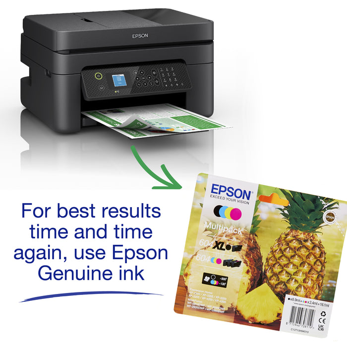 Epson WorkForce WF-2930DWF, Inkjet, Colour printing, 5760 x 1440 DPI, A4, Direct printing, Black