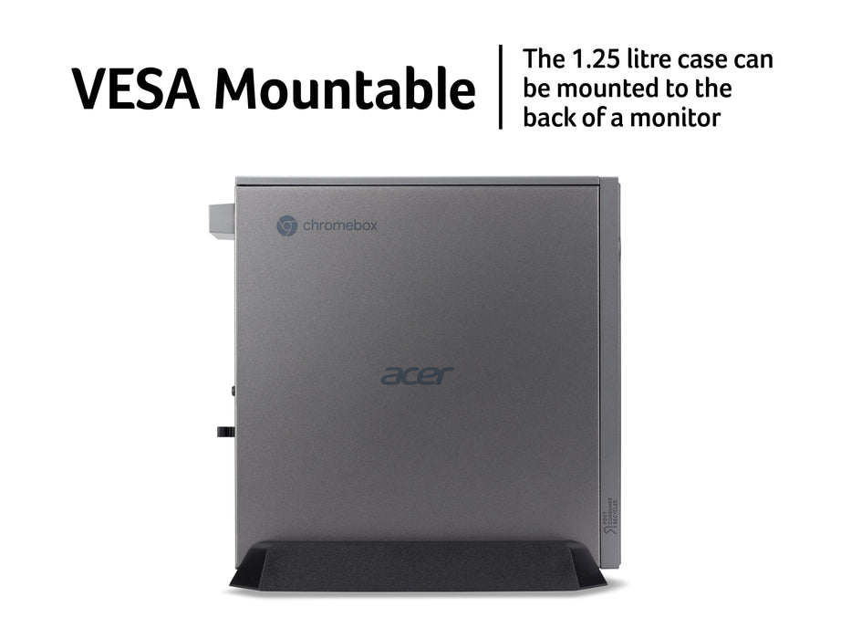Acer Chromebox CXI5 (Intel Core i3-1215U, 8 GB RAM, eMMC 128GB, Chrome OS), 1.2 GHz, Intel® Core™ i3, i3-1215U, 8 GB, 128 GB, ChromeOS