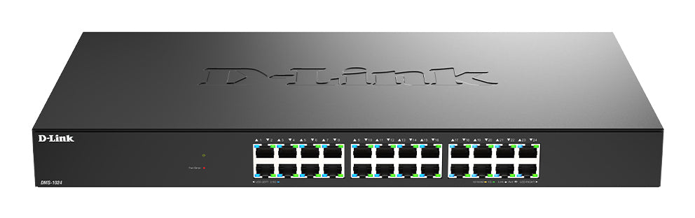 D-Link 24-Port 2.5G Multi-Gigabit Unmanaged Switch, Unmanaged, 2.5G Ethernet (100/1000/2500)