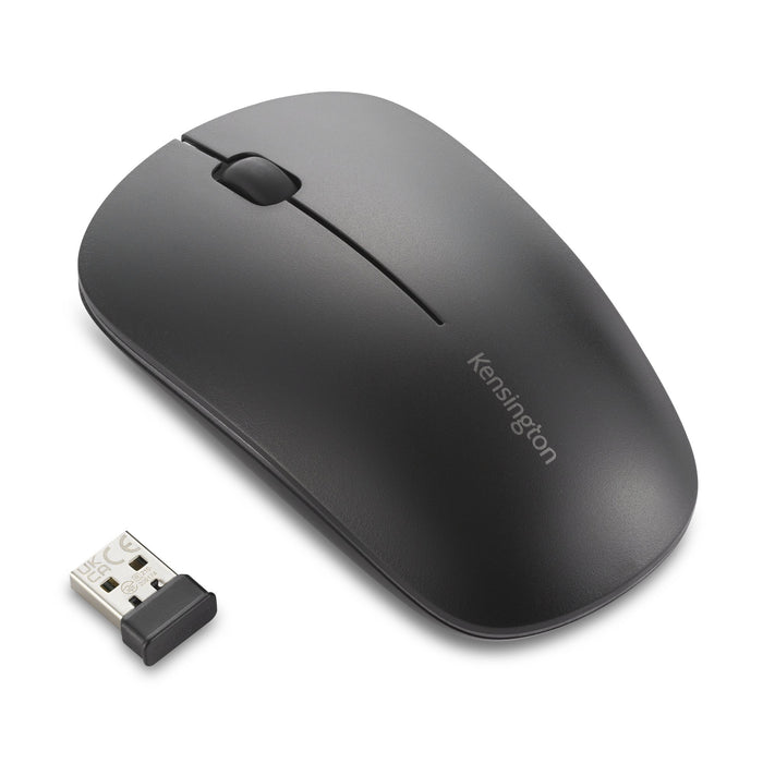 Kensington MY230 EQ Rechargeable Mouse – Wireless – Midsize, RF Wireless + Bluetooth, Black