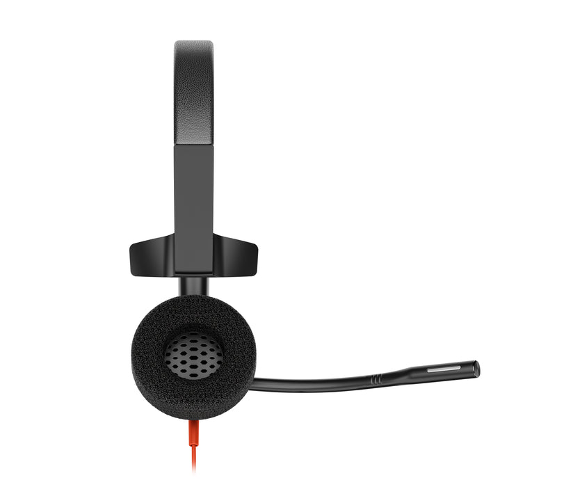 HP Poly Blackwire 3310 Microsoft Teams Certified Headset +USB-C/A Adapter TAA, Wired, Office/Call center, 102 g, Headset, Black