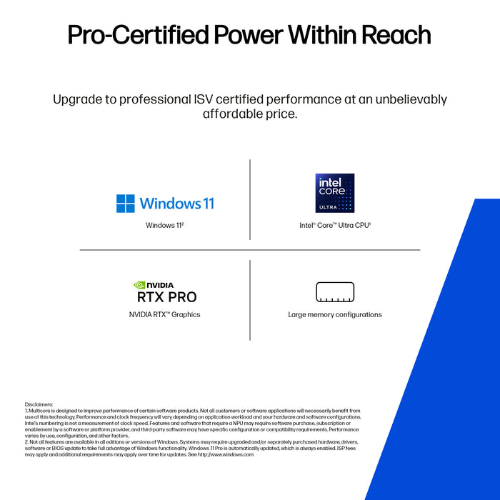 HP Zbook X G1i Data Science, Intel Core Ultra 9, 40.6 cm (16"), 1920 x 1200 pixels, 64 GB, 2 TB, Windows 11 Pro