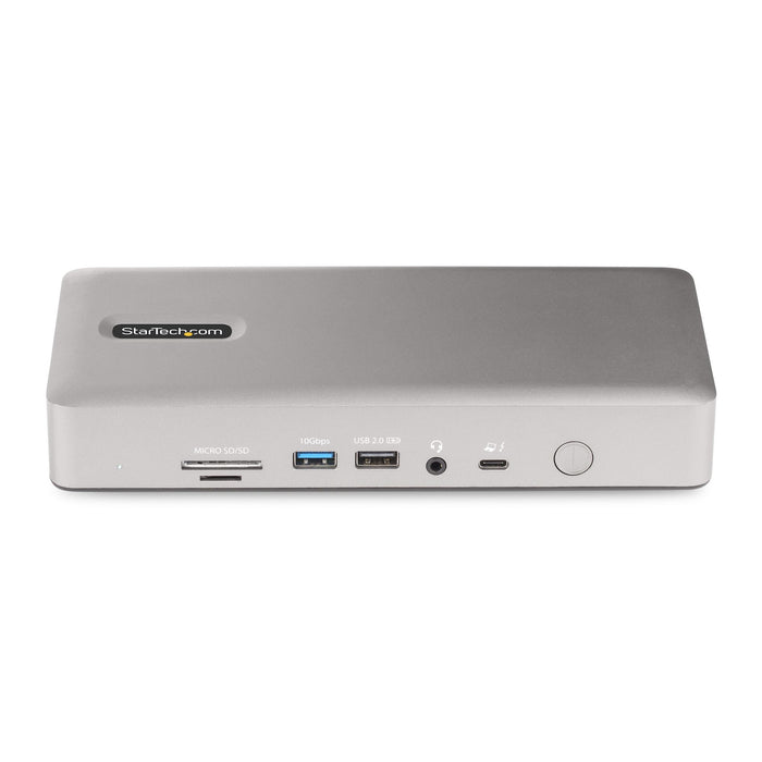 StarTech.com Universal USB4 & Thunderbolt 4 Docking Station, Quad Display on Windows, Dual Display on MacBook, HDMI DP Dock with 100W Laptop Charging, Wired, Thunderbolt 4, 98 W, 3.5 mm, 10,100,1000,2500 Mbit/s, 2.5GBASE-T, 10BASE-T, 100BASE-T, 1000BASE-T