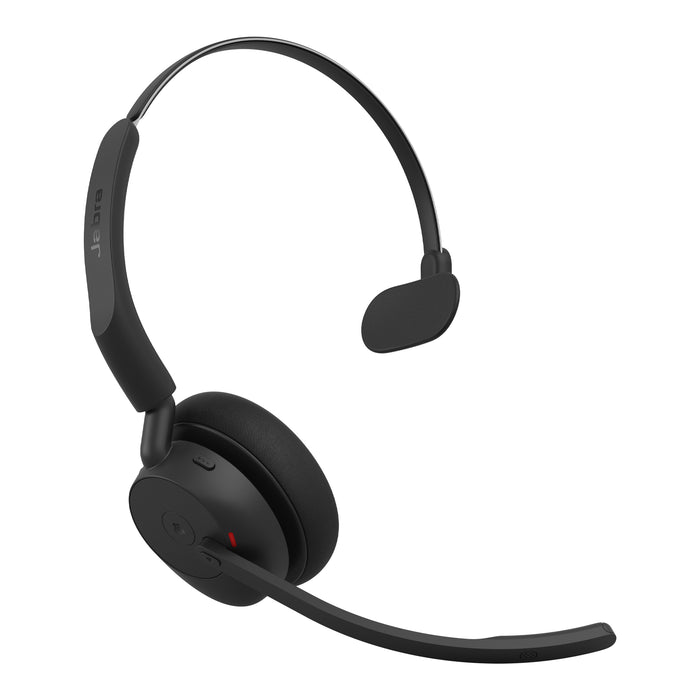 Jabra Evolve3 45 MS - USB-C with Dongle - Mono, Wireless, Office/Call center, 20 - 20000 Hz, 102 g, Headset, Black