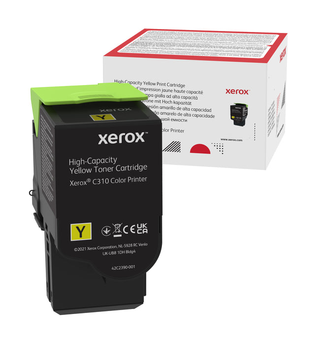 Xerox Genuine ® C310 Color Printer/C315 Color Multifunction Printer Yellow High capacity Toner Cartridge (5500 Pages) - 006R04367, 0 pages, 5500 pages, Yellow, 1 pc(s)