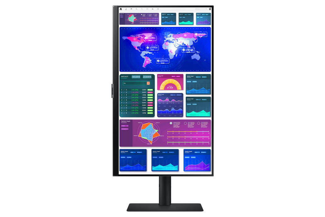 Samsung LS24A600UCUXXU, 61 cm (24"), 2560 x 1440 pixels, Quad HD, 5 ms, Black