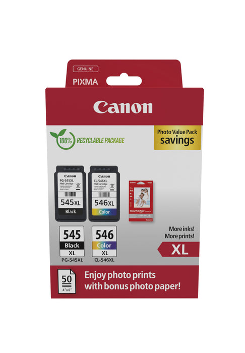 Canon 8286B011, Black, Cyan, Magenta, Yellow, 2 pc(s), Photo value pack