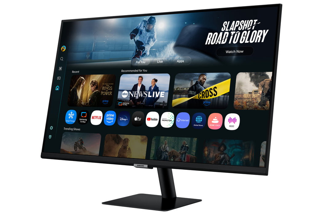 Samsung 32" Smart Monitor M70F UHD, 81.3 cm (32"), 3840 x 2160 pixels, 4K Ultra HD, LED, 4 ms, Black