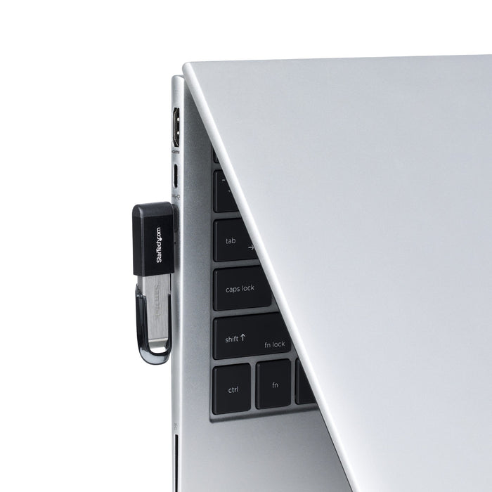 StarTech.com USB-C to USB-A Adapter, Right-Angled, USB 5Gbps, 3A, USB-C Male to USB-A Female Converter, Durable Metal Housing - Thunderbolt Compatible, USB Type-C, USB Type-A, Black