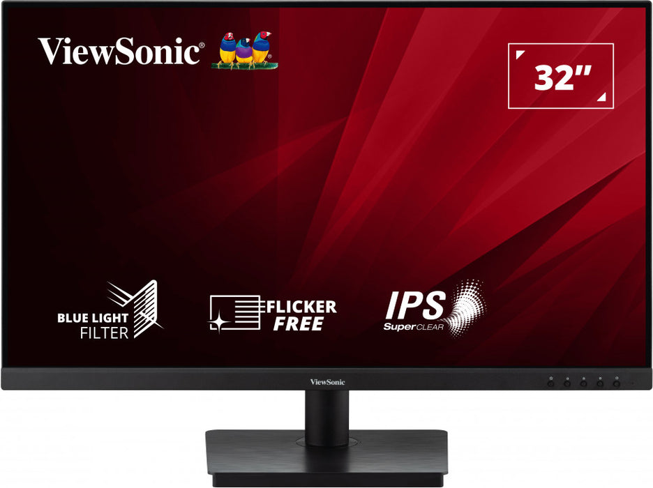 Viewsonic VA VA3209-2K-MHD, 81.3 cm (32"), 2560 x 1440 pixels, Quad HD, 4 ms, Black