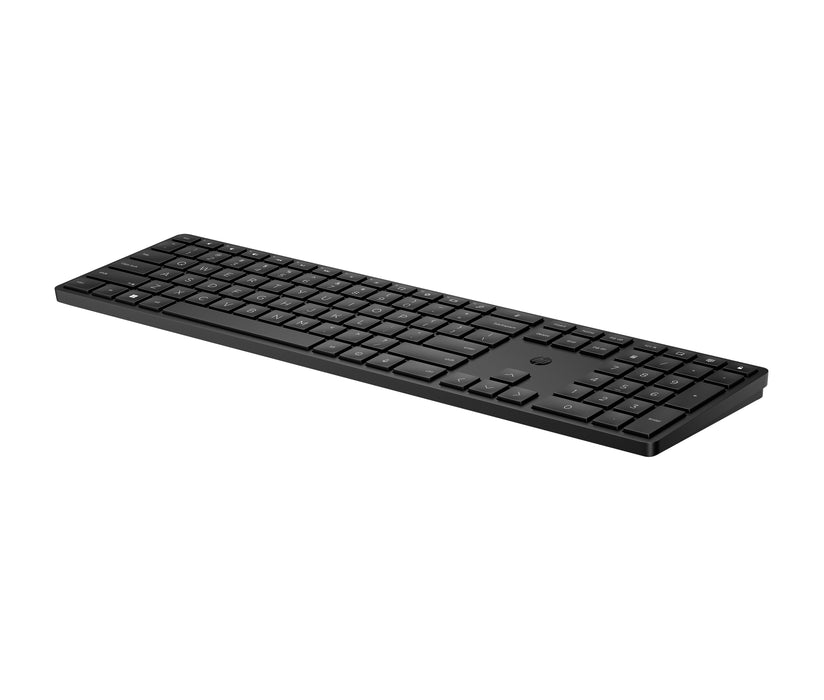 HP 455 Programmable Wireless Keyboard, Full-size (100%), Wireless, RF Wireless, Membrane, Black