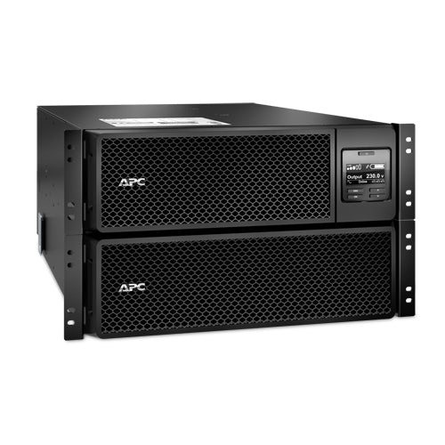 APC Smart-UPS On-Line SRT8KRMXLI - 8kW/VA, 6x C13 + 4x C19 + hardwire 1phase output, rack mountable, Embedded NMC, Double-conversion (Online), 8 kVA, 8000 W, Sine, 100 V, 476 V