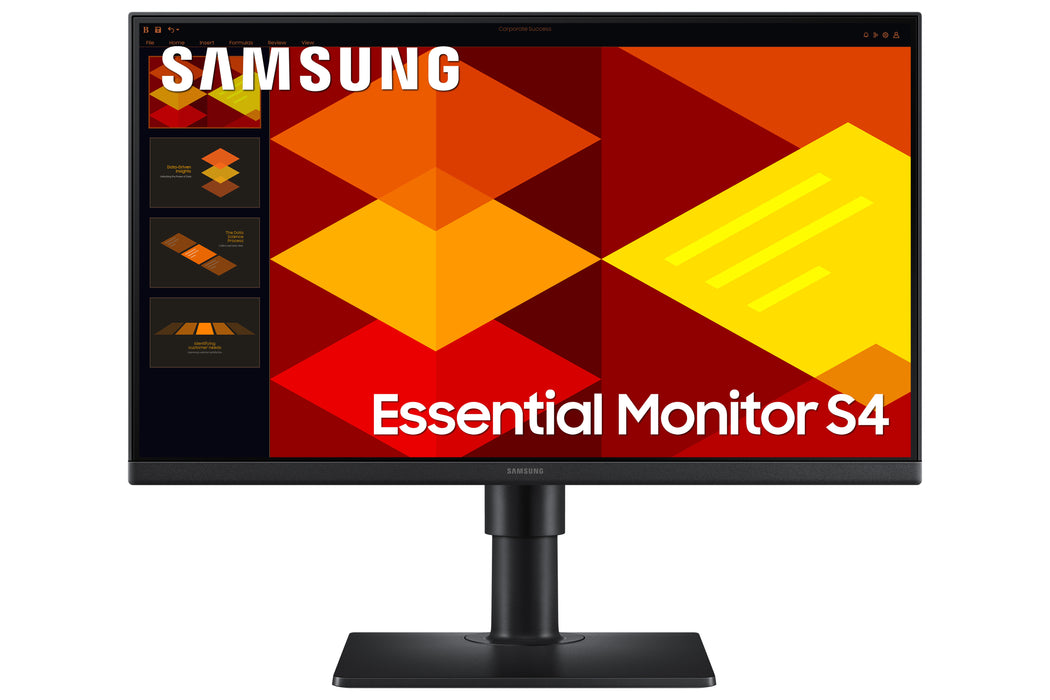 Samsung S24D406GAU, 61 cm (24"), 1920 x 1080 pixels, Full HD, LCD, 5 ms, Black