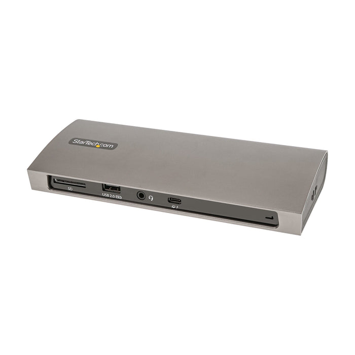 StarTech USB-C Docking Station for MacBook Pro / Air M1 M2 M3 M4 M5 & Windows, Universal Dual 4K 60Hz / Single 8K Thunderbolt Dock, 96W Laptop Charging