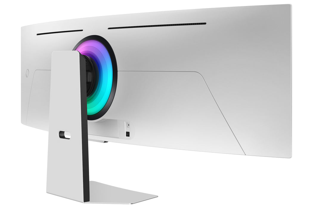 Samsung 49" Odyssey OLED G95SD DQHD, 240Hz Smart Gaming Monitor, 124.5 cm (49"), 5120 x 1440 pixels, Dual QHD, OLED, 0.03 ms, Silver