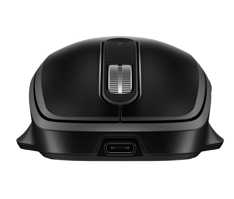 HP 725 Multi-Device Rechargeable Wireless Keyboard and Mouse Combo, Black, Mouse included