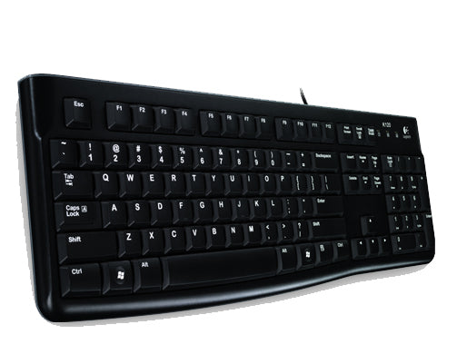 Logitech Keyboard K120 for Business, Wired, USB, QWERTZ, Black